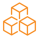 Icon of three stacked cubes